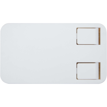 Лого трейд pекламные cувениры фото: Alfirk складная настольная подставка для телефона из переработанного пластика с бамбуковыми деталями