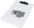 Блокнот для записей с зажимом, белый