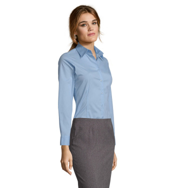 Логотрейд pекламные cувениры картинка: EDEN women shirt 140g