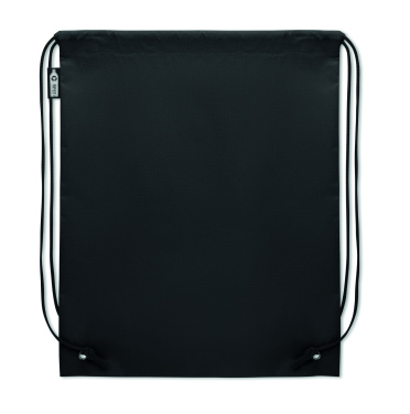 Логотрейд pекламные продукты картинка: Drawstring bag RPET non-woven