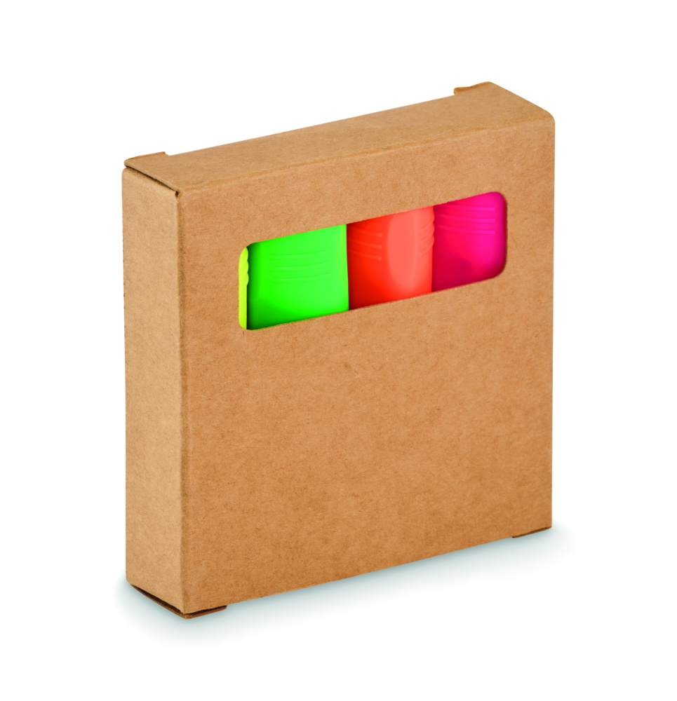 Лого трейд бизнес-подарки фото: Highlighter set