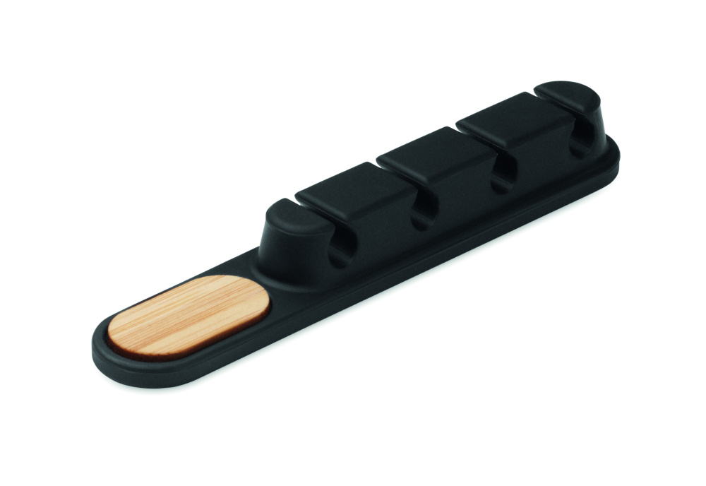 Лого трейд бизнес-подарки фото: Silicone cable organiser