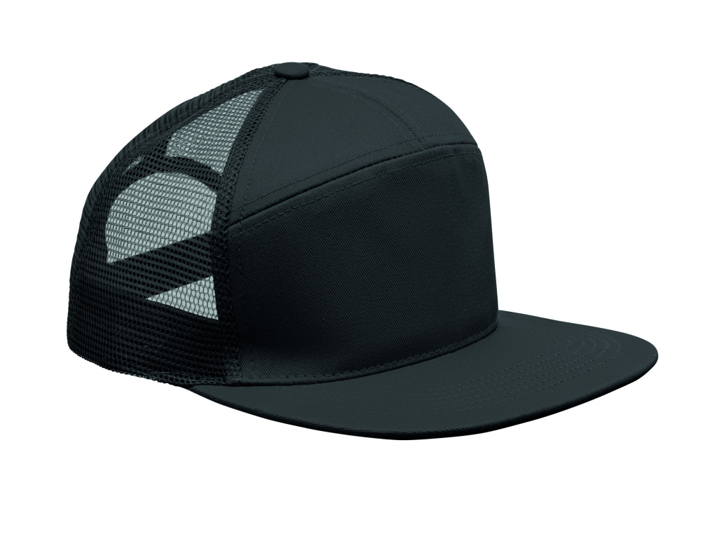 Лого трейд бизнес-подарки фото: 7 panel flat visor cap