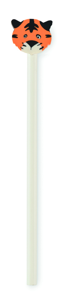 Логотрейд pекламные подарки картинка: Wooden pencil in animal shape