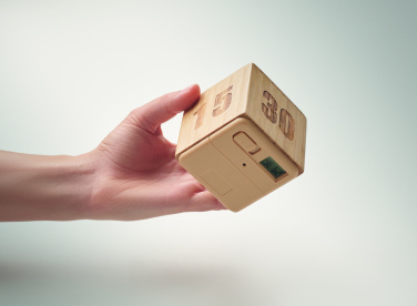 Логотрейд бизнес-подарки картинка: Bamboo twist snooze timer