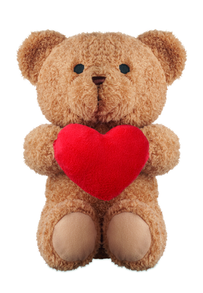 Логотрейд бизнес-подарки картинка: Teddy bear with heart 23cm