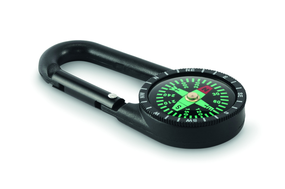 Лого трейд pекламные подарки фото: Outdoor compass with carabiner