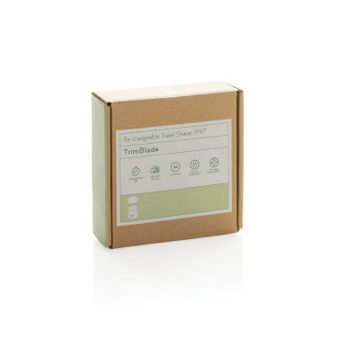 Логотрейд pекламные продукты картинка: Аккумуляторная дорожная бритва TrimBlade, степень защиты IPX7.