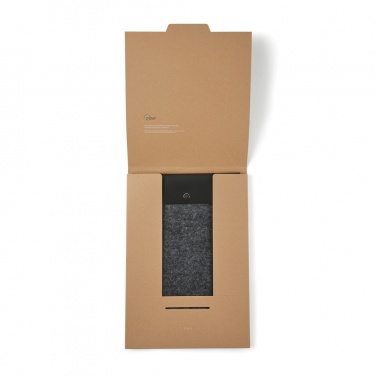 Logotrade presentreklam bild: VINGA Albon GRS återvunnen filt 17" laptopfodral