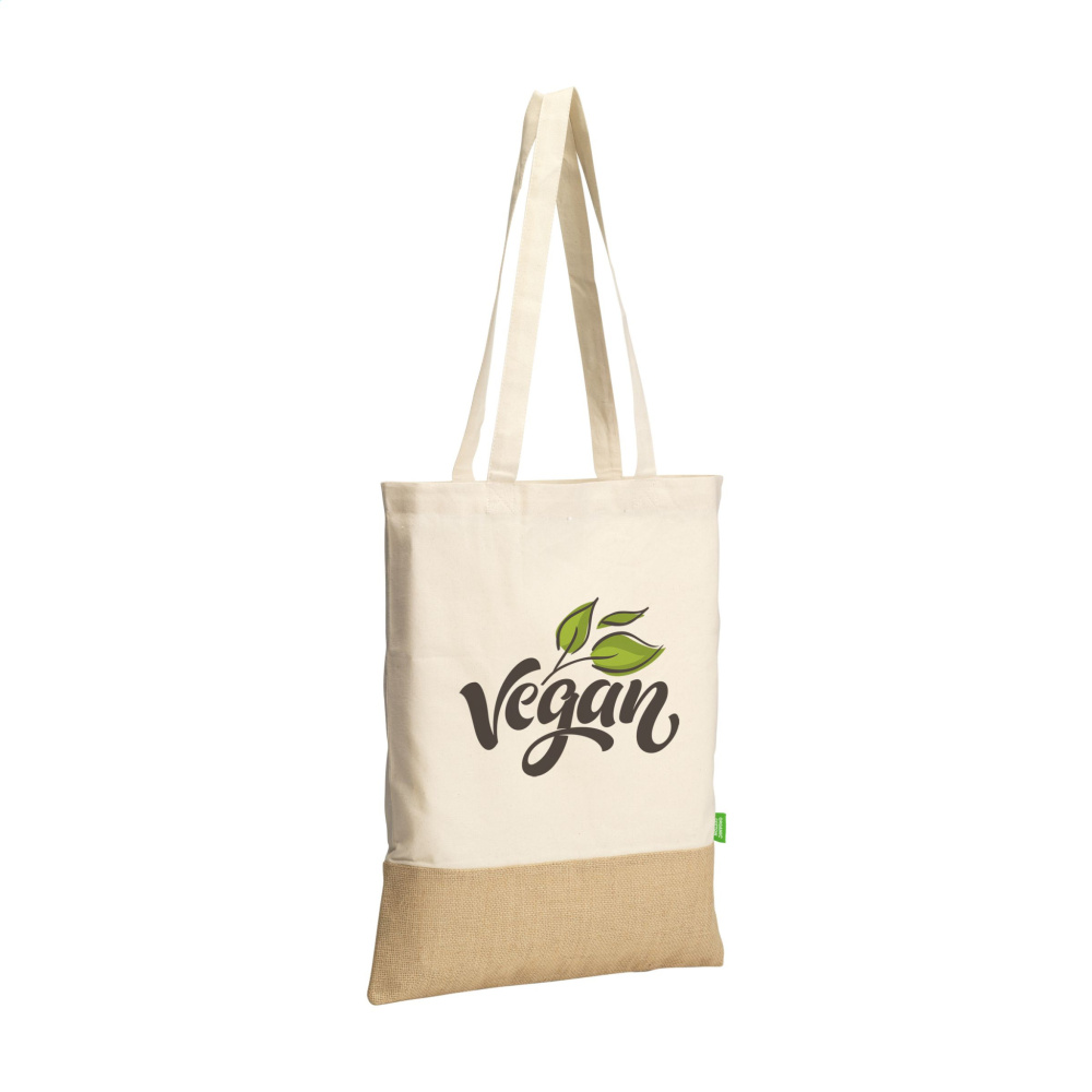 Logotrade reklamprodukter bild: Combi Organic Shopper (160 g/m²) väska