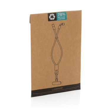 Logotrade profilreklam bild: LoopAmp RCS RPET handledsrem för telefon med 60 W kabel