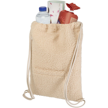 Logotrade profilprodukter bild: Bear ryggsäck med dragsko av GRS-certifierat återvunnet sherpa-material, 9 l