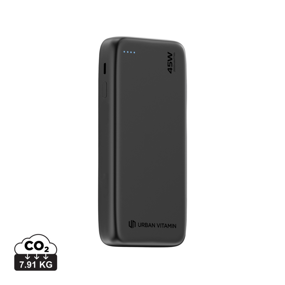 Logotrade kampanjprodukter bild: Urban Vitamin San Mateo 45W 20 000 mAh Powerbank
